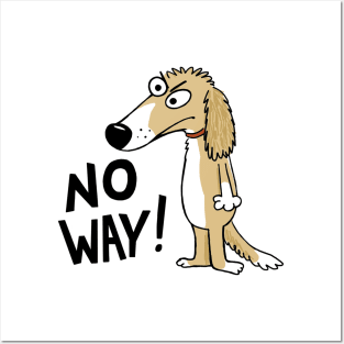 No Way Dog Posters and Art